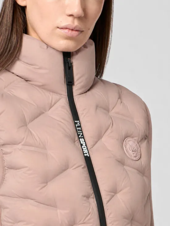 Plein Sport Kamizelka 23971 Różowy Regular Fit