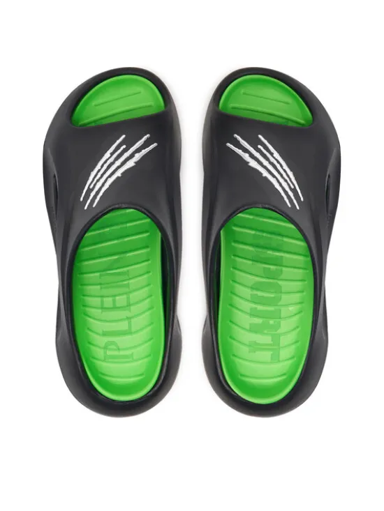 Plein Sport Klapki SAES USG0039 SXV022N Czarny