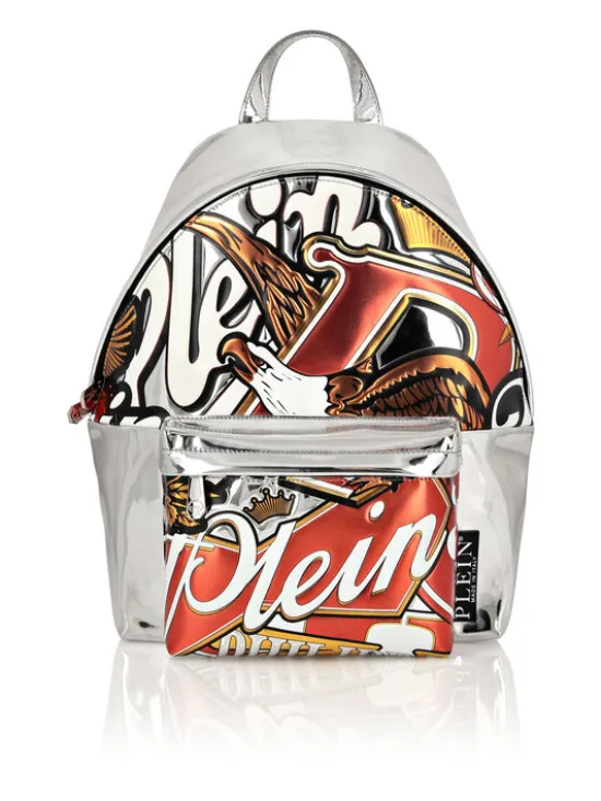 Plein Sport Plecak 25669 Czerwony