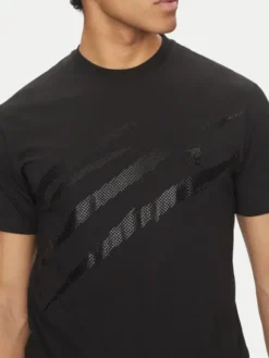 Plein Sport T-Shirt SAEC MTK8008 STE001N Czarny Regular Fit