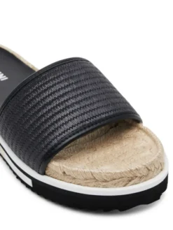 Pollini Espadryle SA28295G0MTN100A Czarny