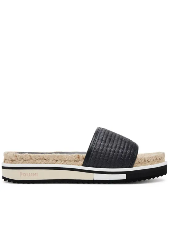 Pollini Espadryle SA28295G0MTN100A Czarny