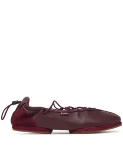 Polo Ralph Lauren Baleriny Ballerina Sneaker 804P08221003 Bordowy