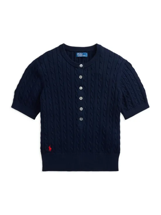 Polo Ralph Lauren Bluzka 211B17746002 Granatowy Regular Fit