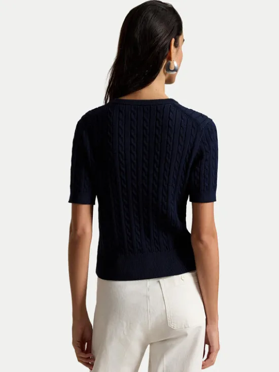 Polo Ralph Lauren Bluzka 211B17746002 Granatowy Regular Fit