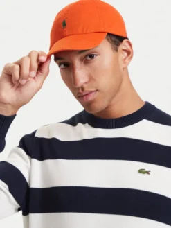 Polo Ralph Lauren Czapka z daszkiem 710667709518 Pomarańczowy