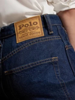Polo Ralph Lauren Jeansy 211B29852001 Granatowy Mom Fit
