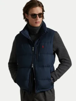 Polo Ralph Lauren Kamizelka 710968283002 Granatowy Regular Fit
