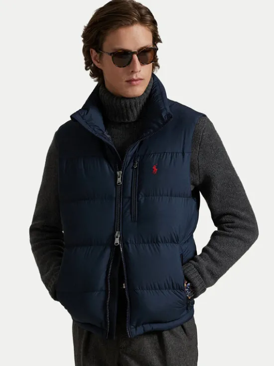 Polo Ralph Lauren Kamizelka 710968283002 Granatowy Regular Fit