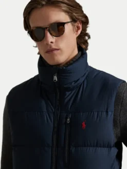 Polo Ralph Lauren Kamizelka 710968283002 Granatowy Regular Fit