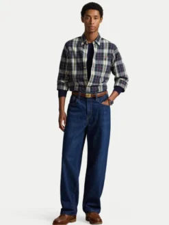 Polo Ralph Lauren Koszula 710B30242002 Granatowy Custom Fit