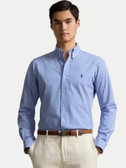 Polo Ralph Lauren Koszula 710929346001 Niebieski jasny Custom Fit