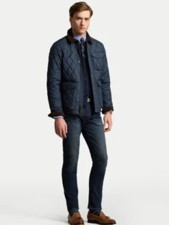 Polo Ralph Lauren Kurtka przejściowa 710847071006 Granatowy Regular Fit
