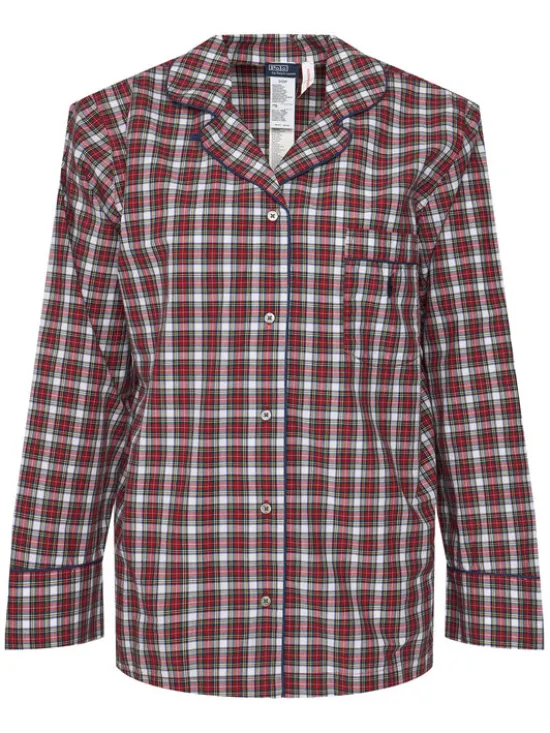 Polo Ralph Lauren Piżama 4P0429 Bordowy Relaxed Fit