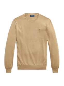 Polo Ralph Lauren Sweter 710954589005 Beżowy Regular Fit