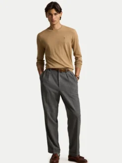 Polo Ralph Lauren Sweter 710954589005 Beżowy Regular Fit