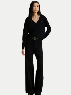 Polo Ralph Lauren Sweter 211972105004 Czarny Regular Fit