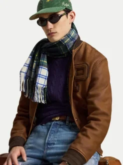 Polo Ralph Lauren Sweter 710876762505 Fioletowy Regular Fit