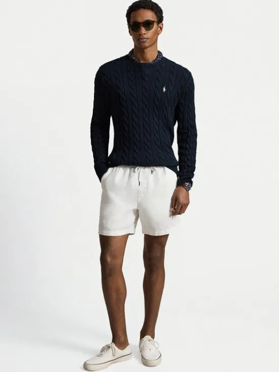 Polo Ralph Lauren Sweter 710775885555 Granatowy Regular Fit