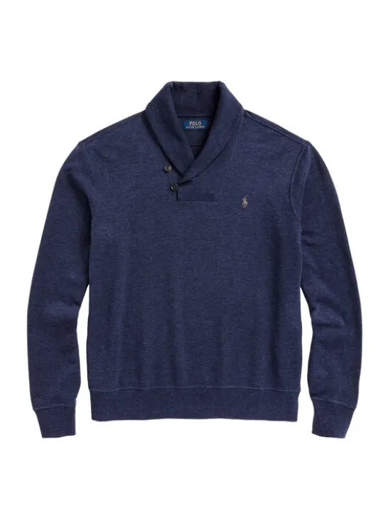 Polo Ralph Lauren Sweter 710877989001 Granatowy Regular Fit