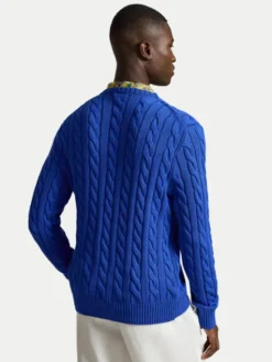 Polo Ralph Lauren Sweter 710775885546 Niebieski Regular Fit