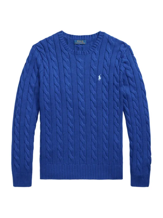 Polo Ralph Lauren Sweter 710775885546 Niebieski Regular Fit