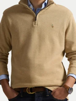 Polo Ralph Lauren Sweter 710P07411006 Beżowy Regular Fit