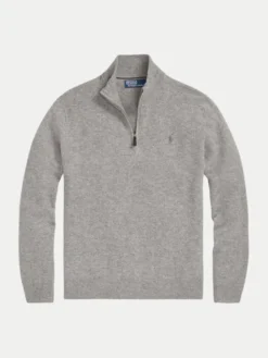 Polo Ralph Lauren Sweter 710876756009 Szary Regular Fit