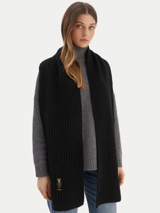 Polo Ralph Lauren Szalik 455P04660001 Czarny