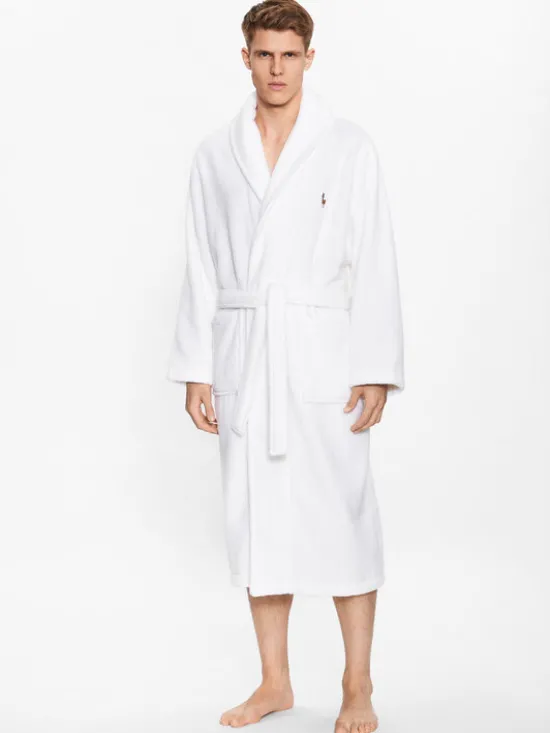 Polo Ralph Lauren Szlafrok 714899683002 Biały