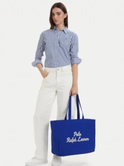 Polo Ralph Lauren Torebka 405962436006 Niebieski