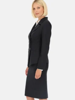 Potis & Verso Marynarka Heven Granatowy Regular Fit