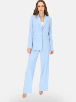 Potis & Verso Marynarka Sonata Niebieski jasny Regular Fit