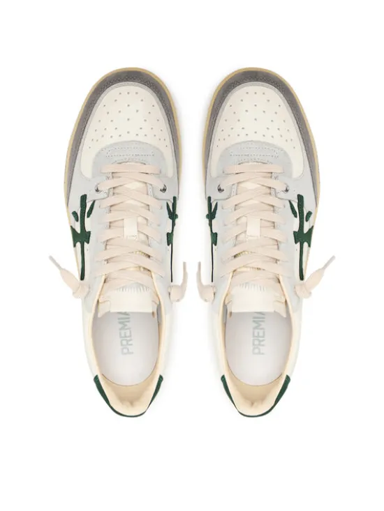 Premiata Sneakersy Bsktclay Bskt Clay Var 7623 Biały