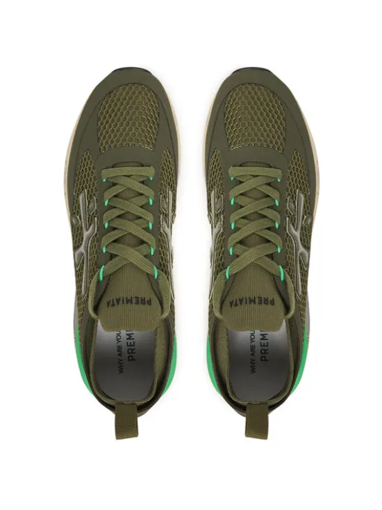 Premiata Sneakersy Moerun0.1 Var 8259 Zielony