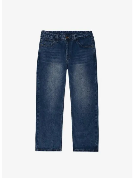 PROSTO. Jeansy Tarmac Niebieski Baggy Fit