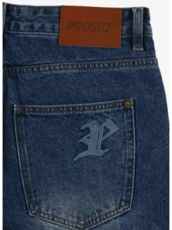 PROSTO. Jeansy Tarmac Niebieski Baggy Fit
