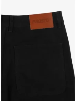 PROSTO. Jeansy Work Czarny Straight Leg