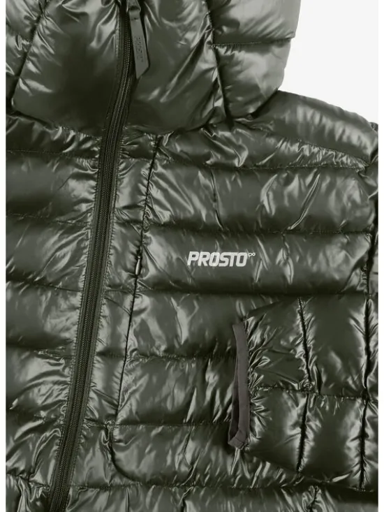 PROSTO. Kurtka przejściowa Light Weight Zielony Regular Fit