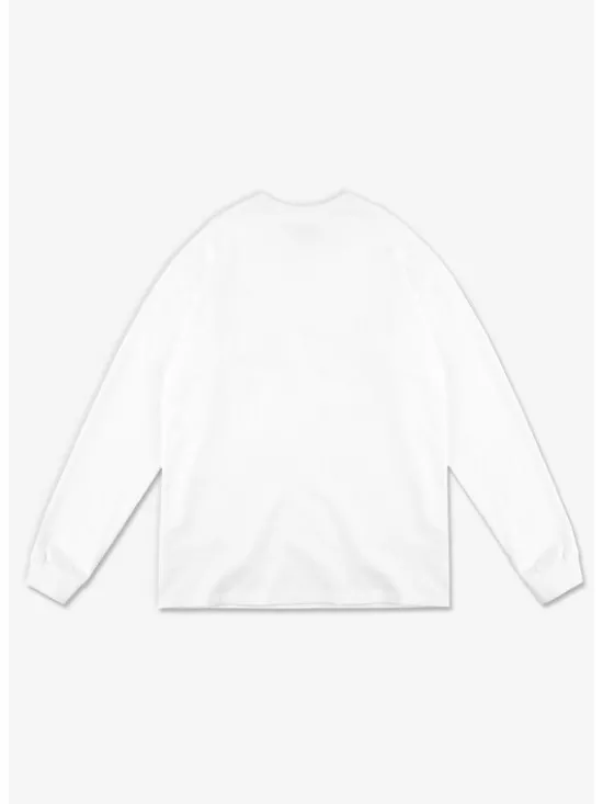 PROSTO. Longsleeve Crest Biały Regular Fit