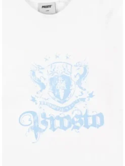 PROSTO. Longsleeve Crest Biały Regular Fit