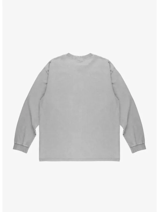 PROSTO. Longsleeve Splash Shield Szary Regular Fit