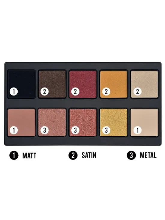 PUPA Milano Make Up Stories Paleta cieni do powiek 002 Hot Flame