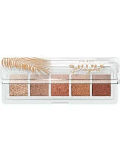 PUPA Milano Shine Bright Paleta cieni do powiek 002 Sunset Gold