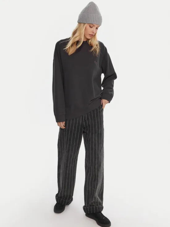 Quiksilver Bluza Essential Crew EQWFT03190 Szary Standard Fit