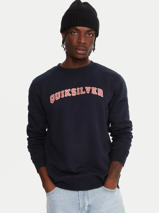Quiksilver Bluza Graphic EQYFT05132 Granatowy Regular Fit