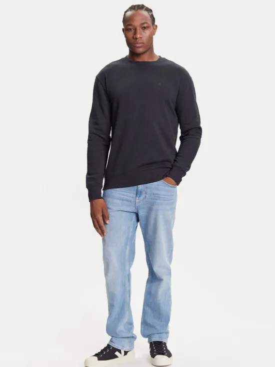 Quiksilver Bluza Salt Water Crew EQYFT05158 Czarny Regular Fit