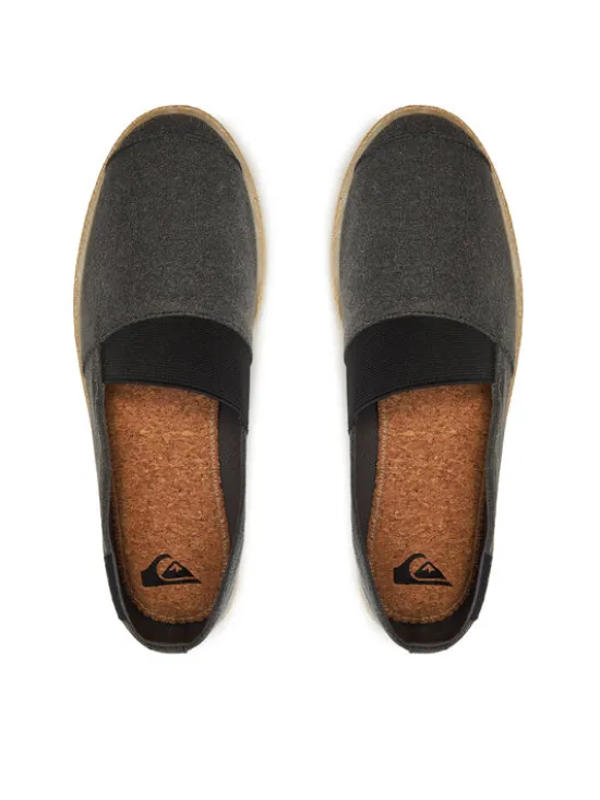 Quiksilver Espadryle AQYS700053 Szary