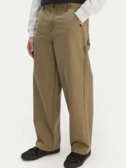 Quiksilver Jeansy Mercury Straight Out EQYNP03325 Beżowy Wide Leg