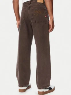 Quiksilver Jeansy YG Baggy EQYDP03510 Brązowy ciemny Baggy Fit